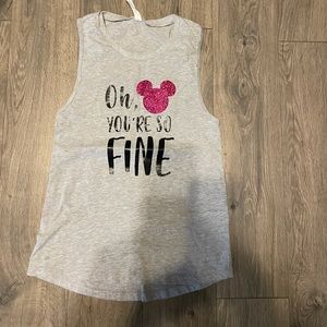 “Oh Mickey you’re so fine” Disney tank, women’s small